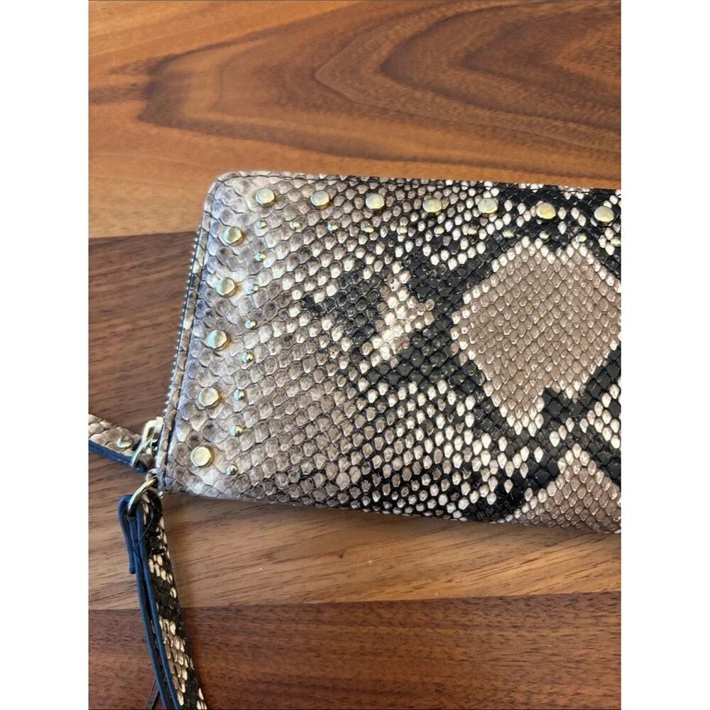 NWT New INC Snake Skin Hazell Wallet Wristlet